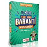 Paraf Akademi Yayınları 10 Günde Temel Atma Garanti Matematik Video Ders Kitabı