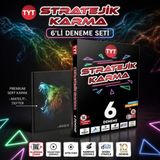 Paraf Stratejik Karma Tyt 6’lı Deneme Seti - Premium Sert Kapak Matelit Defter Hediyeli