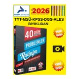 Paraf Tyt Msü Kpss Dgs Ales Problemler 40 Günde Deneme Rutinim+Tablet Kalem