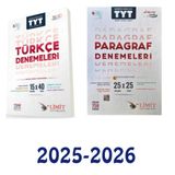 Paraf Yayınları 2026 Limit Tyt Türkçe + Paragraf Denemeleri Set Yeni Basım(PRİZ TUTUCU HEDİYE)