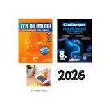 Paraf Yayınları 2026 MOZAİK 8.SINIF FEN BİLİMLERİ + KAFADENGİ CHALLENGER FEN SORU BANKASI SET PRİZ TUTUCU HEDİYE