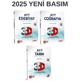 Paraf Yayınları 3D Yayınları YKS AYT TARİH COĞRAFYA EDEBİYAT SORU BANKALARI SET 2026
