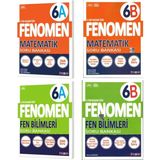 Paraf Yayınları 6 Sınıf Fenomen Matematik A ve B +Fen A ve B Soru Bankası Seti 2024-2025