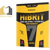 Paraf Yayınları 7.sınıf Hız Matematik Konu Anlatımlı Etkinlikli Hibrit Soru Bankası 2024-2025
