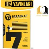Paraf Yayınları 7.sınıf Hız Türkçe Paragraf Soru Bankası 2025-2026 Uyumlu