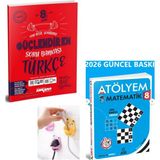 Paraf Yayınları 8.SINIF ANKARA GÜÇLENDİREN TÜRKÇE +ARI ATÖLYEM MATEMATİK SORU BANKA SET AYICIK FİŞ TUTUCULU