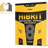 Paraf Yayınları 8.sınıf Hız Hibrit Türkçe Konu Anlatımlı Etkinlikli Hibrit Soru Bankası 2024-2025