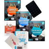 Paraf Yayınları 8.sınıf Iq 3'lü Set+Ankara Vegünay Yayınları Deneme+Çanta Süsü+Vantuz