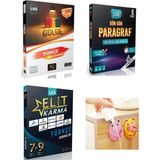 paraf yayınları 8. Sınıf Iq Meb Gölge Türkçe+Strateji Paragraf+Elit Karma Türkçe Deneme Fiş Tutucu Hediye