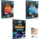 Paraf Yayınları 8. Sınıf Iq Türkçe -Matematik ve Gün Gün Paragraf Seti(Priz Tutucu Hediye)