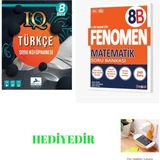 Paraf Yayınları 8.sınıf Iq Türkçe Soru Kütüphanesi ve Fenomen 8b Matematik Soru Bankası Seti 2025-2026