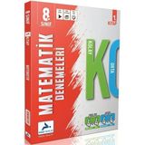 Paraf Yayınları 8. Sınıf Matematik Kolay Orta Branş Deneme