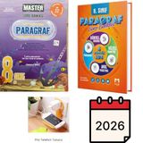 Paraf Yayınları 8.sınıf okyanus master paragraf + mozaik 8.sınıf paragraf soru bankaları set 2026 LGS PRİZ TUTUCU HEDİYE