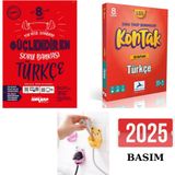Paraf Yayınları ANKARA GÜÇLENDİREN 8.SINIF TÜRKÇE+ PARAF KONTAK TÜRKÇE KONU TAKİP DENEME SET AYICIK FİŞ TUTUCU