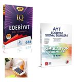 Paraf Yayınları AYT IQ Edebiyat+ 3D Ayt Edebiyat Sosyal Bilimler 1 Simülasyon Denemeleri SET 2025(PRİZ TUTUCULU)