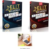 paraf yayınları Elit Karma Tyt Türkçe + Tyt Matematik 10 Branş Deneme Set 2025(Priz Tutucu Hediye)