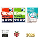 Paraf Yayınları fenomen 8. Sınıf LGS Matematik (A) + Fen Bilimleri (A) Soru Bankası 2 Kitap kronometre ve deneme hediye