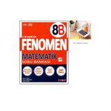paraf yayınları Fenomen 8. Sınıf Matematik Soru Bankası (B) 2025 Basım (Priz Tutucu Hediye)