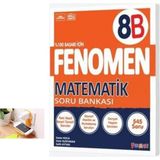 Paraf Yayınları Fenomen Yayıncılık Lgs 8. Sınıf (B) Serisi Soru Bankası Matematik 2024-2025