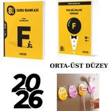 Paraf Yayınları Hız 8.sınıf Fen + Uzman Fen Soru Bankası Set Ayıcık Fiş Tutucu Hediye