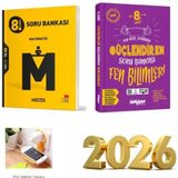 Paraf Yayınları Hız 8.sınıf Matematik Soru Bankası + Ankara Güçlendiren Fen Bilimleri Set Priz Tutucu Hediye