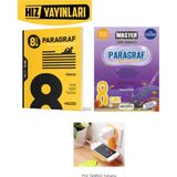 paraf yayınları Hız 8.Sınıf Paragraf + Okyanus Master 8 Paragraf Set 2026 Lgs Priztutucu Hediye