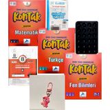 Paraf Yayınları Kontak 8.sınıf Matematik+Fen+Türkçe 32 Haftalık Deneme+Ankara+Günayyayınları Lgs Deneme+Çanta Süsü+Vantuz