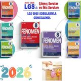 paraf yayınları Lgs Fenomen 8. Sınıf Çıkmış Sorular Ve Ikiz Soruları Seti 2018-2025(Priz Tutucu Ve Denemeli)