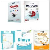 Paraf Yayınları Limit Tyt Türkçe-3d Matematik-Üçdörtbeş Fizik-Palme Kimya-Biyotik Biyoloji 2024/2025