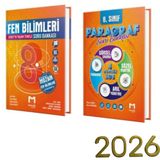 Paraf Yayınları MOZAİK 8.SINIF FEN BİLİMLERİ + MOZAİK LGS PARAGRAF SORU BANKALARI SET