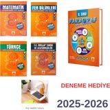 Paraf Yayınları Mozaik 8.sınıf Türkçe-Matematik-Fen-Inkilap-Paragraf Soru Bankaları Set Priz Tutuculu