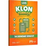 Paraf Yayınları Mozaik Yayınları 8. Sınıf LGS Türkçe Klon 14 Deneme 2025