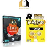 Paraf Yayınları Paraf 8. Sınıf Iq Türkçe + Bumerang 32 Hafta Türkçe Deneme 2024-2025