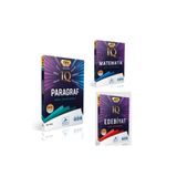 paraf yayınları Paraf Iq Ayt Matematik - Ayt Edebiyat - Tyt Paragraf Soru Kütüphanesi,9786257423809C