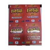 paraf yayınları PARAF LGS KONTAK MATEMATİK+FEN+TÜRKÇE+İNKİLAP TAKİP DENEMELERİ SETİ 2026 (Çok Renkli)