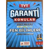 Paraf Yayınları Tyt Garanti Konular Fen Bilimleri Soru Bankası 2026