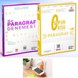 Paraf Yayınları Üç Dört Beş Yayıncılık 20 Adet Paragraf Denemesi + Paragraf Sıfır Risk Kitap Set 2025 (PRİZ TUTUCU HEDİYE)