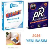Paraf Yayınları ÜçDörtBeş 0 Dan Başla Start Matematik + Paragrafın Ritmi ÖSYM 2 KİTAP 2026 TYT PRİZ TUTUCULU