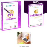 Paraf Yayınları Üçdörtbeş Tyt Türkçe 12 Deneme + Üçdörtbeş Paragraf Denemesi 2025 Güncel Baskı (Priz Tutuculu)
