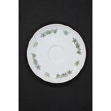 Paragon Gri Duman Antika Porselen Çay Fincan Tabağı 14 cm