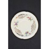 Paragon Zeh Scherzer Bej Antika Porselen Çay Fincan Tabağı 14 cm