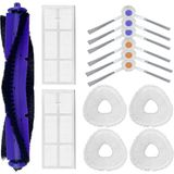 Parallax Narwal Freo Robot Vakum Robot Vakum Için Yedek Aksesuarlar 1 Ana Fırça 6 Yan Fırça 2 Filtre 4 Mop Pad Parçaları (Yurt Dışından) - Süpürge Yedek Parçaları