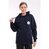 Paramedik Unisex Kapşonlu Hırka - Lacivert - 3XL
