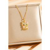 Parantez Aksesuar Hello Kitty Çelik Kolye