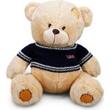 paraply 01008 Kazaklı Peluş Ayı 42CM. Kız Erkek Çocuk Oyuncak Eğitici Oyuncaklar - Çok Renkli