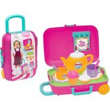 paraply 03496 Candy & Ken Çay Set Bavulum Kız Erkek Çocuk Oyuncak Eğitici Oyuncaklar - Çok Renkli
