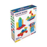 Paraply 04003 Kaktüs Blok 50 Parça Kız Erkek Çocuk Oyuncak Eğitici Oyuncaklar