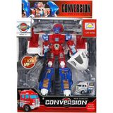 paraply 1:24 Sesli ve Işıklı Dönüşebilen Robot 22CM Kız Erkek Çocuk Oyuncak Eğitici Oyuncaklar - Çok Renkli