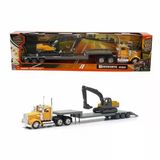 Paraply 1:43 Long Haul Kenworth Taşıyıcı Tır Ve Ekskavatör Kız Erkek Çocuk Oyuncak Eğitici Oyuncaklar