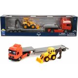 paraply 1:43 Long Haul Man F2000 Taşıyıcı Tır Kız Erkek Çocuk Oyuncak Eğitici Oyuncaklar - Çok Renkli